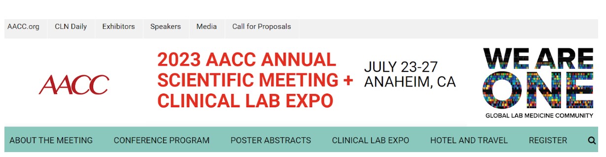 2023 AACC Annual Scientific Meeting & Clinical Lab Expo