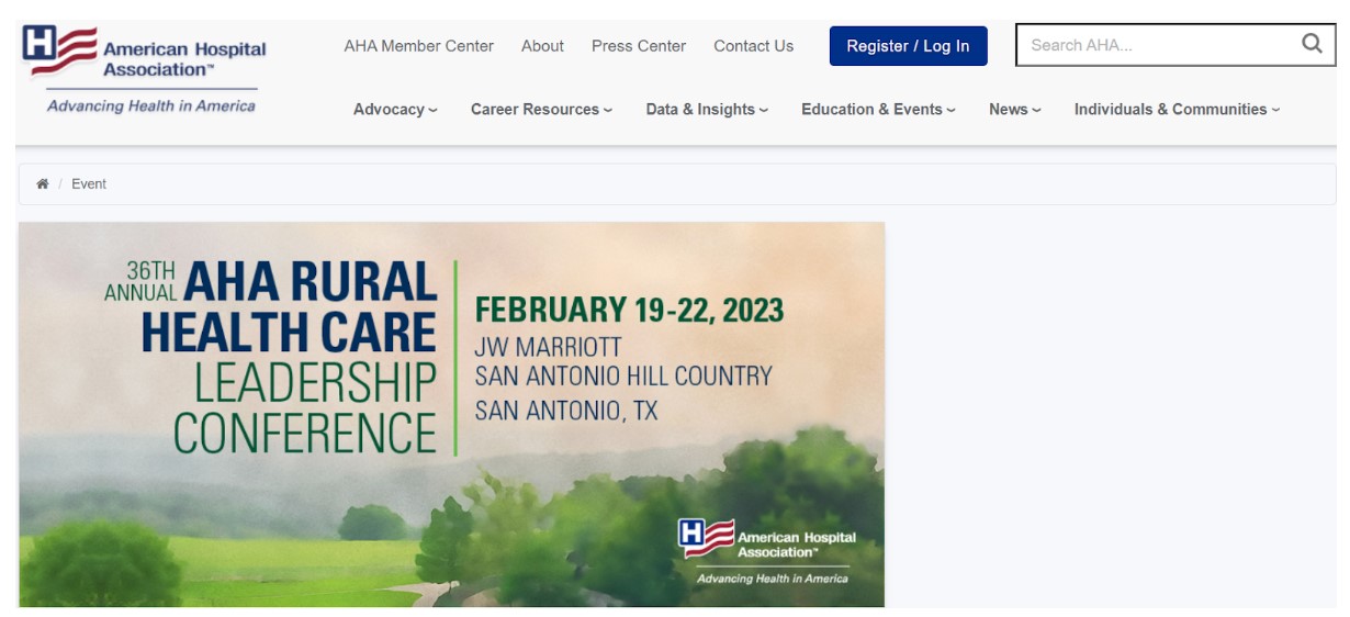 2023 Rural Healthcare Leadership Conference