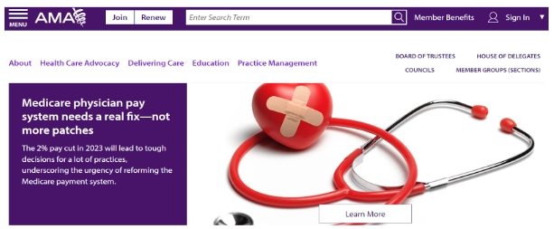American Medical Association Online Resources for Pre-med Students 