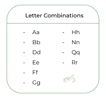 letter combination