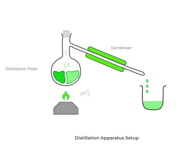 Distillation Apparatus Setup