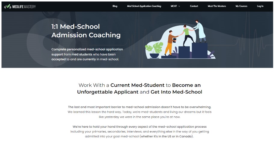 1 Med-School Admission Coaching