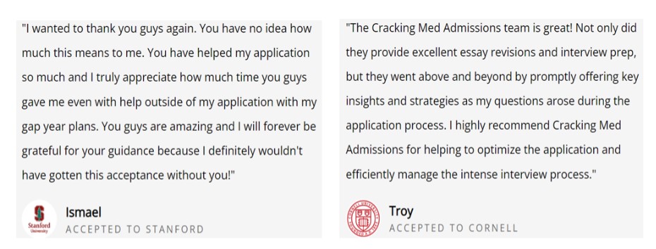 Cracking Med School Admissions Counseling Reviews