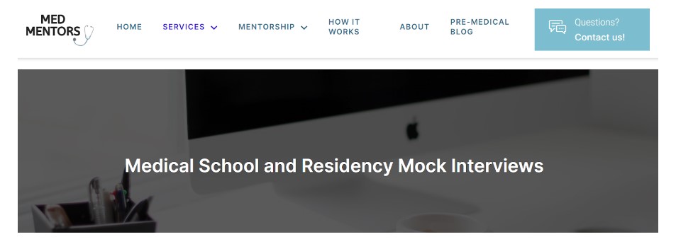 Med Mentors Mock Interview for Medical School