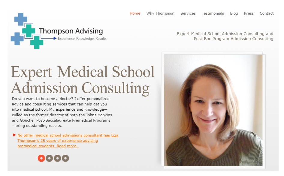 Thompson Advising Medical School Counseling Service