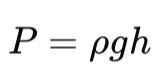 Hydrostatic Pressure Equation Formula