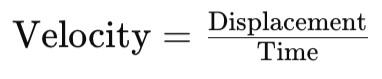 Formula For Velocity