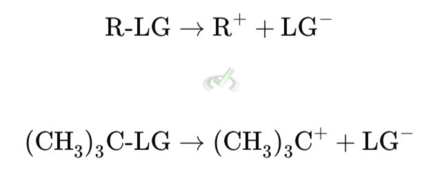 Formation Of The Carbocation