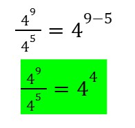 Quotient Of Powers - Solution