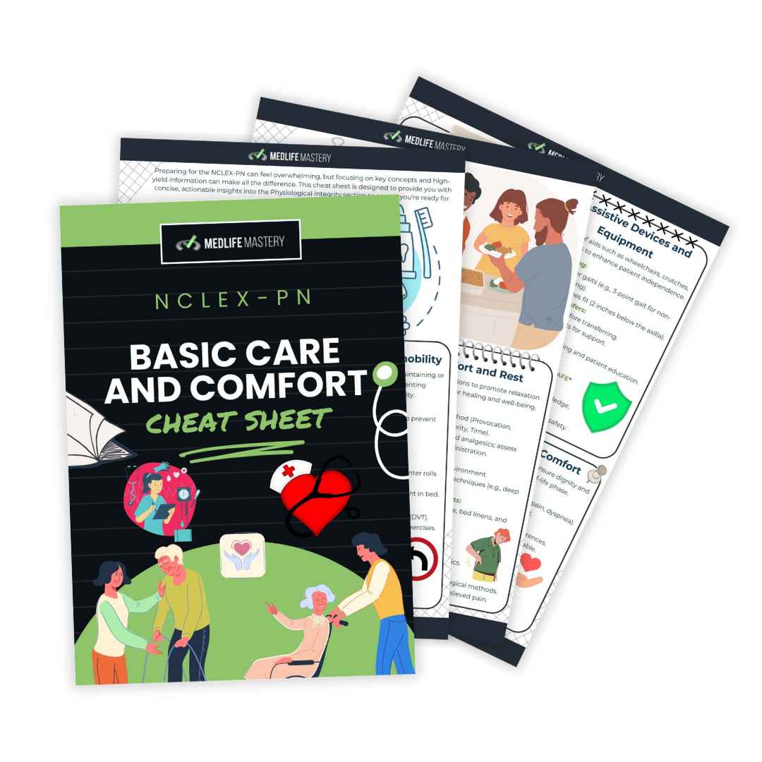 Basic Care and Comfort Cheat Sheet PN