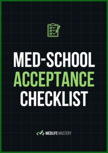 Med School Acceptance Checklist pdf