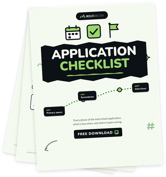 The Med School Application Checklist