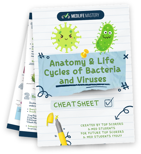 MCAT Bacteria and Viruses Cheat Sheet