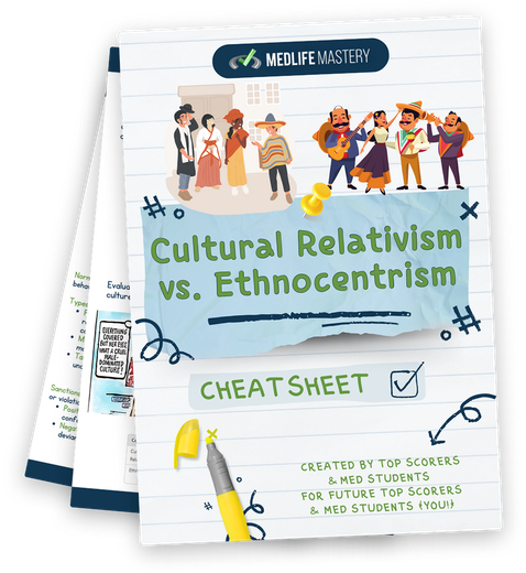 MCAT Cultural Relativism Cheat Sheet