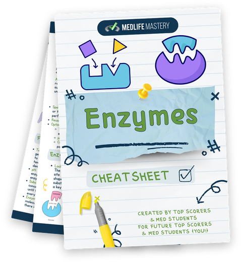 MCAT Enzymes Cheat Sheet