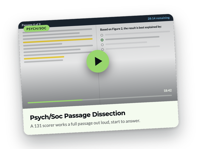 Psych/Soc Passage Dissection