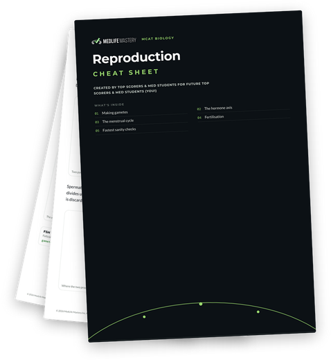 MCAT Reproduction Cheat Sheet